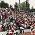 Fans pack the grandstand for the Mercer Island High School football teams home opener on Sept. 9. Auburn won, 41-20. Photo courtesy of Ian Henry, Mercer Island School District