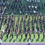 The Mercer Island High School marching band performs at Husky Band Day on Sept. 10 at the University of Washington. Photo courtesy of Jim Jantos