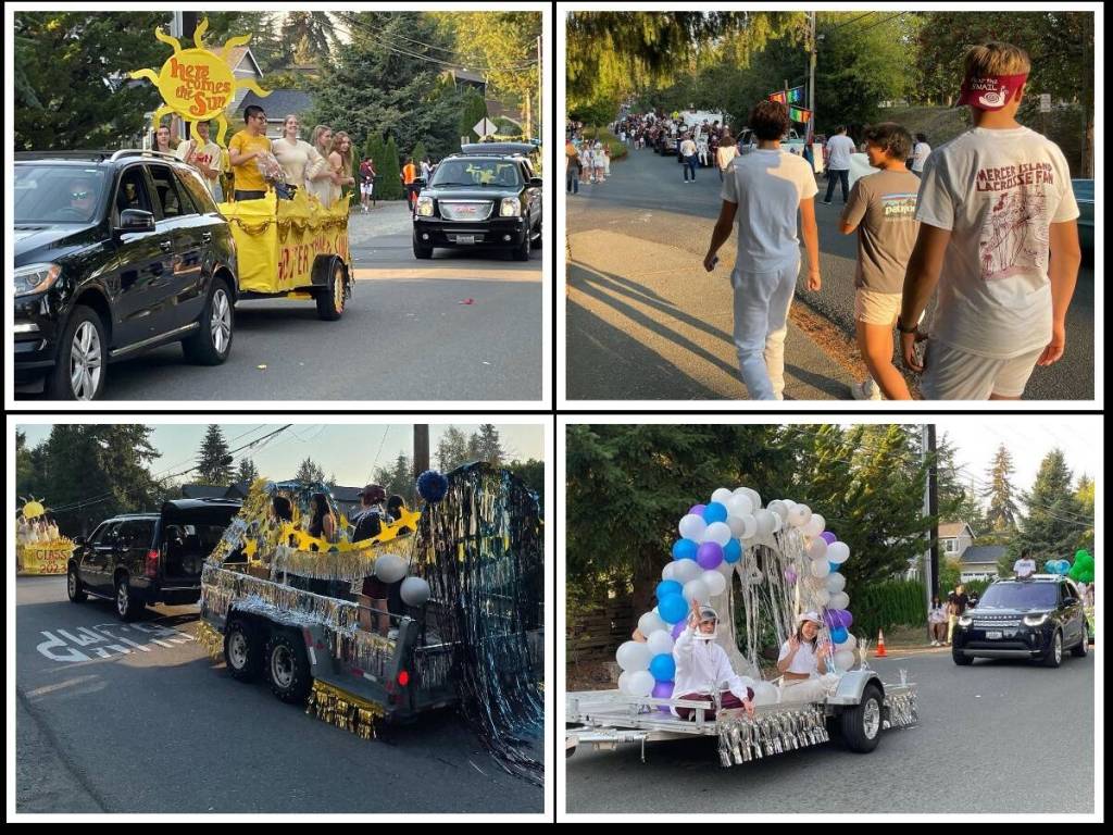 There were plenty of floats and attendees at the Mercer Island High School Homecoming Parade on Oct. 7. Photos courtesy of the Mercer Island School District