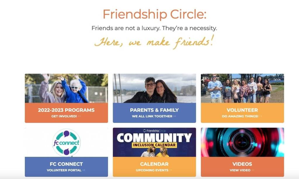Friendship Circle of Washington (FriendshipCircleWA.org).