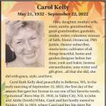 Carol Kelly | Obituary
