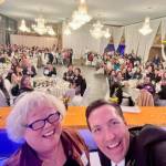 Courtesy photo
Keynote speakers Fred Rundle and Judy Kusakabe take a selfie with 240 Voices Heard event attendees.