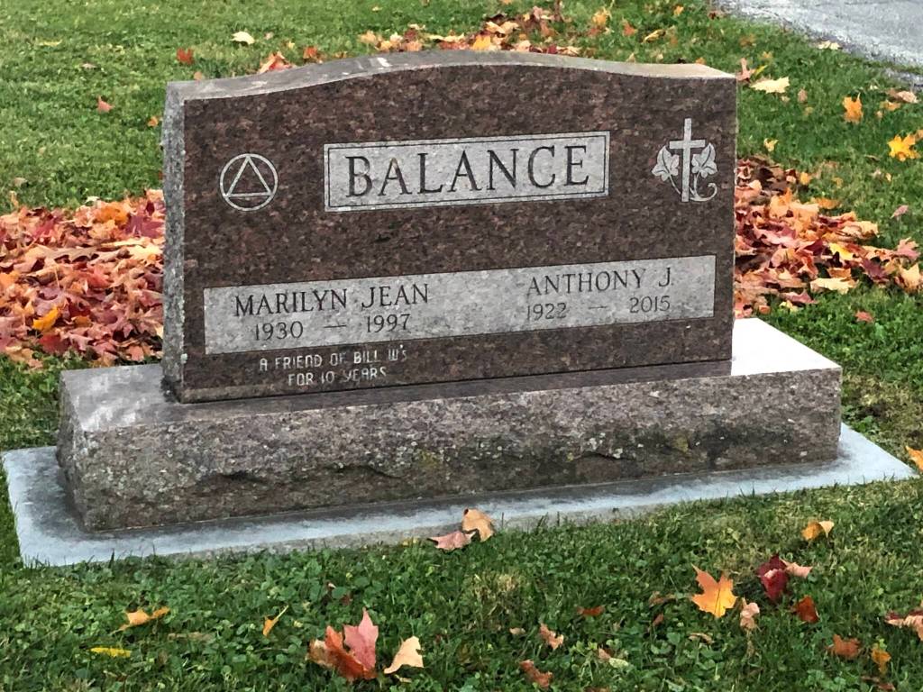 Earlier this fall, this tombstone captured my attention. It marked the final resting place for a family by the name of Balance. (Courtesy photo)
