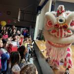 Families watch the Lion Dance performance. (Photos courtesy of Soyun Chow)