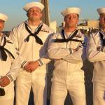 Courtesy photo
Gabriel Andrews of Mercer Island is pictured second from left. I hold the Navy in my heart for many reasons, but a large part of it is just saving my life, said Andrews.