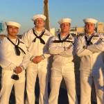 Gabriel Andrews of Mercer Island is pictured second from left. I hold the Navy in my heart for many reasons, but a large part of it is just saving my life, said Andrews. (Courtesy photo)