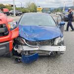 A suspected drunk driver allegedly collided with several vehicles on U.S. 2 on Aug. 21, 2021 near Chain Lake Road in Monroe. (Monroe Police Department)