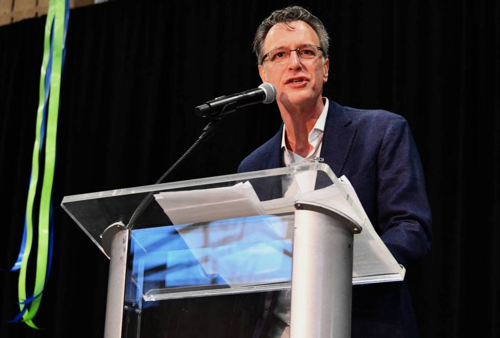Master of ceremonies Bill Radke. Andy Nystrom/ staff photo