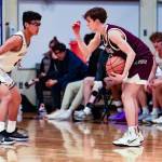 Mercer Island High Schools Derek Nordale, right, competes in a 3A KingCo game against Bellevue High School. Courtesy photo