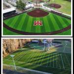 The renovated South Mercer Playfields feature synthetic turf covering a multipurpose soccer, lacrosse, football and ultimate Frisbee field and the infield and outfield of the Mercer Island High School softball field, LED lighting, new dugouts and a new small secondary playfield. Photos courtesy of the Mercer Island School District