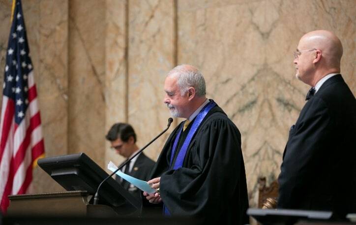 Courtesy photo
Greg Asimakoupoulos was recently invited to begin the daily proceedings in the state Legislature with an opening prayer.