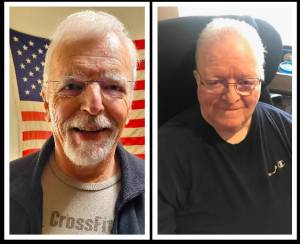 Mercer Island Vietnam veterans Bob Harper (left) and Mike Gazarek. Courtesy photos