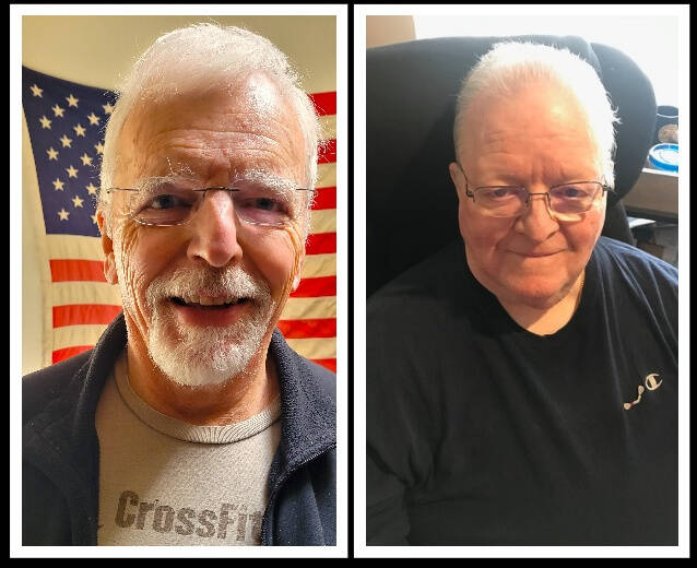 Mercer Island Vietnam veterans Bob Harper (left) and Mike Gazarek. Courtesy photos