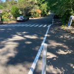 The city of Mercer Islands right-of-way team recently installed safety improvements on 84th Avenue Southeast. Photo courtesy of the city of Mercer Island