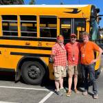 The Mercer Island School District transportation staff joined a plethora of teachers and other staff by wearing orange to support National Gun Violence Awareness Day on June 2. Photo courtesy of the Mercer Island School District