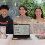 Treffas Keegan Wang, Anantika Mannby and Aditi Mannby. Photo courtesy of Fred Mannby