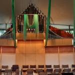 The organ at the front of Mercer Island Presbyterian Church. (Photos courtesy of Carl Dodrill)