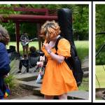 Grace Monroe and Goose Anais rock out to the musical offerings of the Puget Sound Band. Andy Nystrom/ staff photo