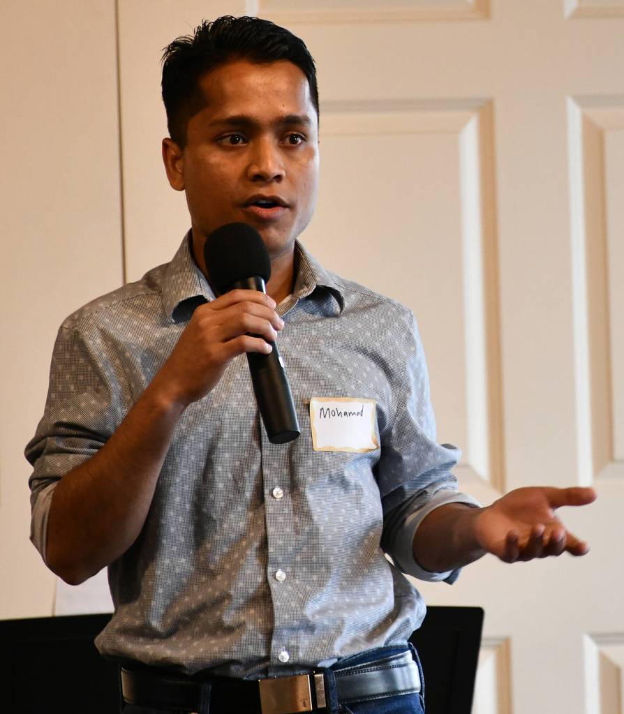 Mohamad Imran discusses overcoming immense challenges to shine at Mercer Island High School and Bellevue College. Andy Nystrom/ staff photo