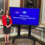 Washington state 41st Legislative District Rep. Tana Senn, a Mercer Island resident, participated in the prestigious White House States Convening on Child Care on July 19. Courtesy photo