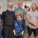 Photo of Mercer Island Rotarians, left to right: Benson Wong, Terry Lee, Nancy Lee, Todd White and Jeremy Young. Courtesy photo