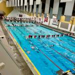 Swimmers get in some practice at the Mary Wayte Pool in 2021. Reporter file photo