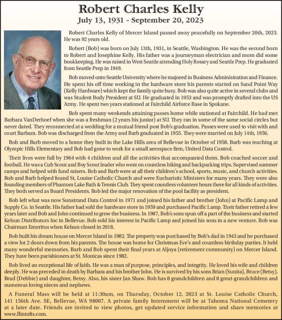 Robert Charles Kelly | Obituary