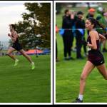 Mercer Island High School 3A state cross country champions Owen Powell and Sophia Rodriguez. Photos courtesy of Aaron Koopman