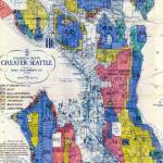 Historic map of Seattles redlined districts. (Screenshot from HistoryLink.org)