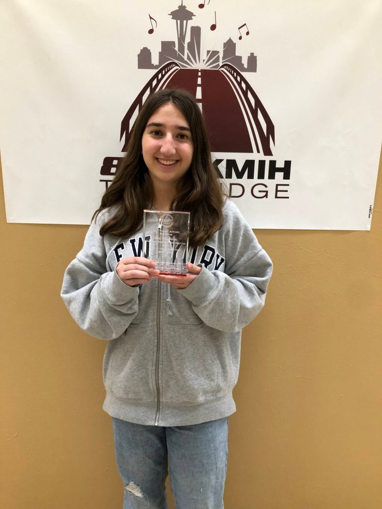 First-place winner Mia Tamarkin. Courtesy photo