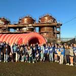 Mother and daughter volunteers from the National Charity League (NCL) Evergreen Chapter of Mercer Island supported the 2nd Annual Seattle Walk to End Colon Cancer at Gas Works Park this fall. Courtesy photo