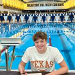 Mercer Island High School senior swimmer Piper Enge signed a national letter of intent to compete at the University of Texas. Enge is one of 18 swimmers named to the United States National Team for the 2024 World Aquatics Championships in Doha, Qatar, in February. Photo courtesy of the Mercer Island School District