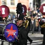 Mercer Island High Schools marching band hit the big time in the Big Apple by performing in the 97th Macys Thanksgiving Day Parade in New York City. Photo courtesy of James Jantos