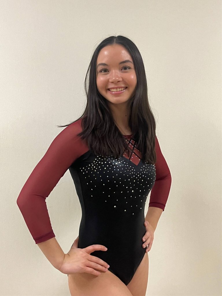 Mercer Island High School senior gymnastics captain Bella Nguyen. Photo courtesy of Claire Jacobs
