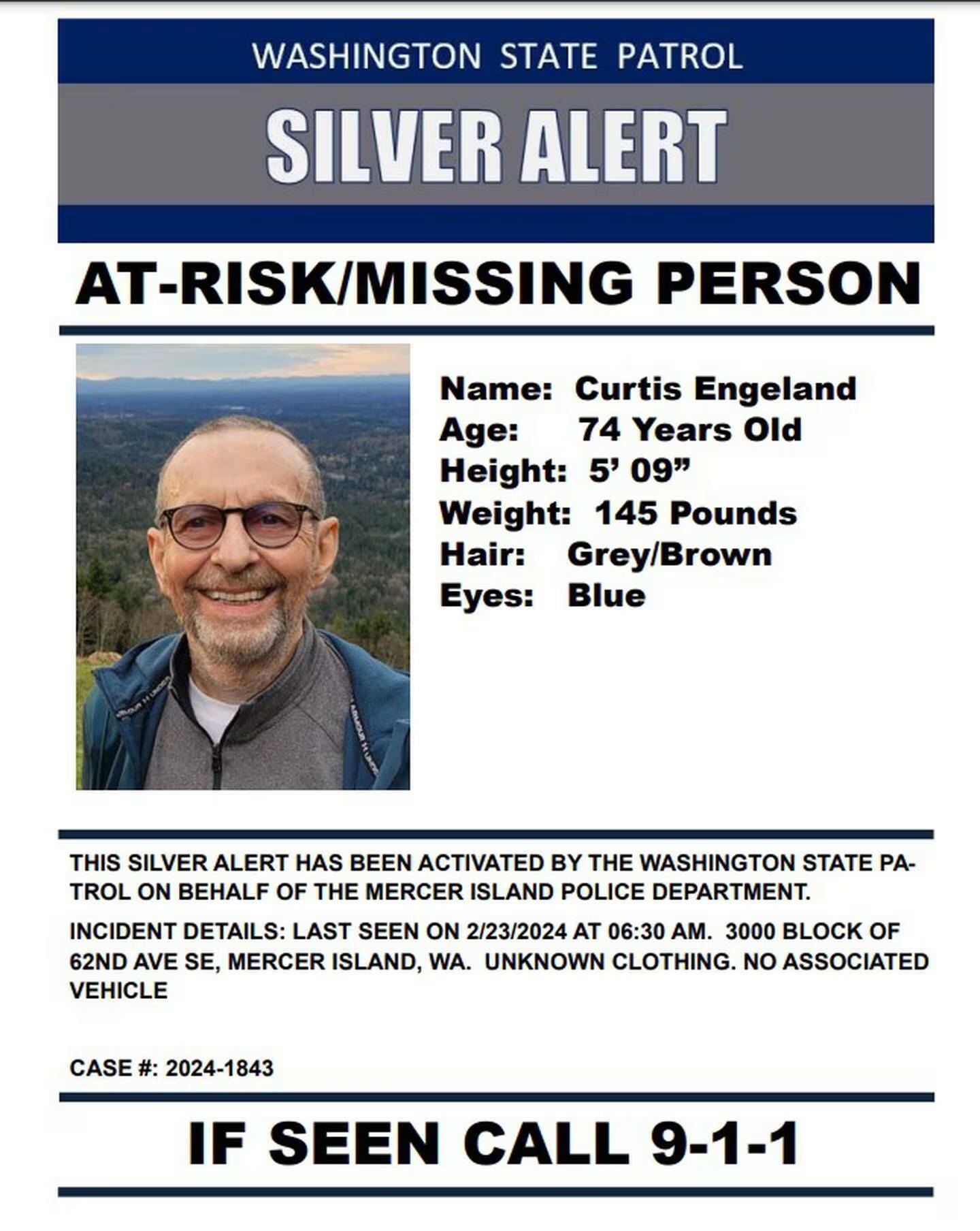 Courtesy of the Mercer Island Police Department