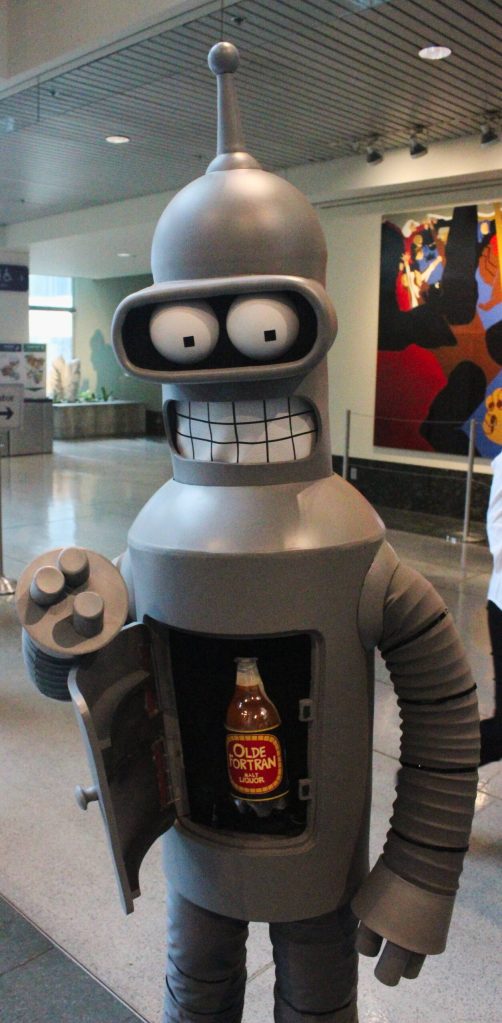 One young dedicated cosplayer went all out as Bender from the beloved animated series Futurama. Photo by Bailey Jo Josie/Sound Publishing.