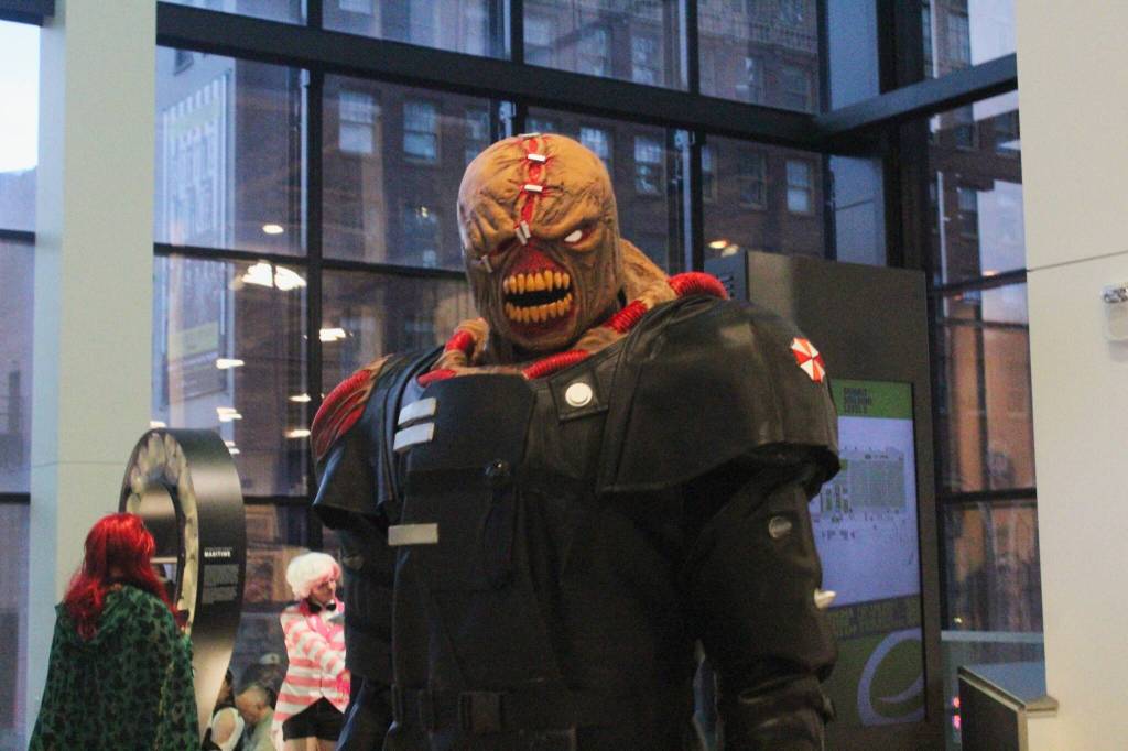 This cosplay of Nemesis from the Resident Evil video games turned heads with its impressive artistry and enormous size at ECCC 2024. Photo by Bailey Jo Josie/Sound Publishing.