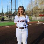 Mercer Island High Schools fastpitch softball senior captain Sophia Pacecca. Photo courtesy of Abigail Little