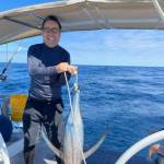 Balthasar Wyss on board the Nina Pope sailboat. Courtesy photo