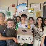 From left to right, LUMINAS members are Sophie Mathew, Grady Moore, Asher Cook, Nova Hagen (Mercer Island), Nick Nevils, Ellie Klesert (Mercer Island) and Kaitlyn Chu (Mercer Island). Courtesy photo