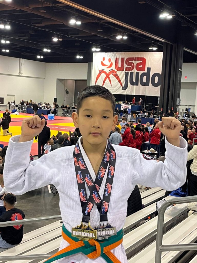 Northwood Elementary School student Mikhail Zulaev won two medals at the Junior National Judo Championships held in Atlanta, Georgia, from March 23-24. Mikhail notched a gold medal in the Boys 2015, Bantam 5  up to 33 kg division. He garnered a silver medal in the Boys 2014, Bantam 6  up to 31 kg category. Courtesy photo
