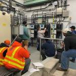 The city rolls out its first booster chlorination training session in October of 2023. Photo courtesy of the city of Mercer Island