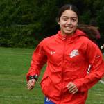 Mercer Island High School freshman trackster Sophia Rodriguez was recently named a Washington Interscholastic Activities Association athlete of the week. She ran the fastest 1,600-meter race (4:48) in the state across all classifications at the Lake Washington versus Mercer Island dual meet on March 26. Her epic time broke a 44-year-old school record, and she followed that up with a 2:17 time in the 800-meter race that ranks third in 3A. Andy Nystrom/ staff photo