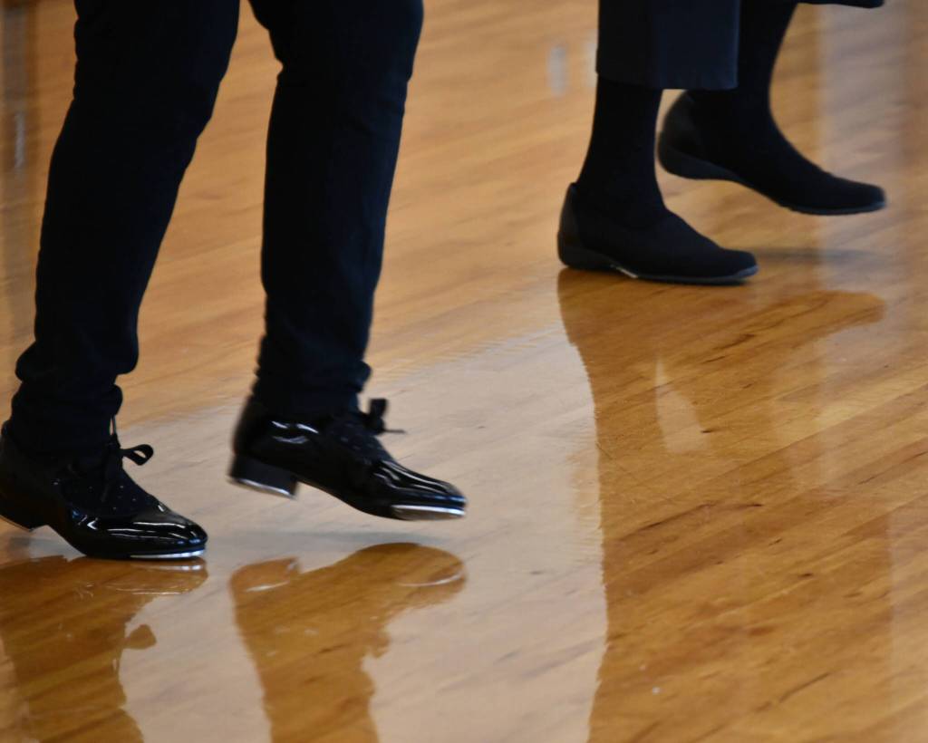 Feet in action during the Musical Fitness class. Andy Nystrom/ staff photo