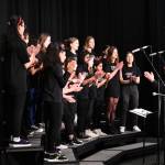 Director Annalise Rockows fifth-grade honor choir performs during the Mercer Island Schools Foundation (MISF) 2024 Breakfast of Champions on the morning of April 30. Andy Nystrom/ staff photo
