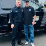Mercer Island Police Department Chief Ed Holmes and Mayor Salim Nice. Courtesy photo