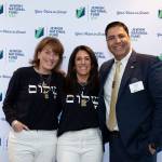 Pictured: Co-chairs Alayne Sulkin and Dawn Gold with Shahar Azani.