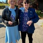 From left, Doris Cassan and Sandy Samuel attended the Mercer Island City Council meeting on June 18 to receive 2023 Community Members of the Year awards. Doris and her late husband James were honored along with Samuels late husband Cantor Bradlee Kurland. Andy Nystrom/ staff photo