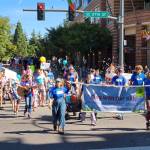 Nancy Stewarts Sing With Our Kids and a bevy of other participants roll through the Summer Celebration community parade last year. Photo courtesy of the city of Mercer Island