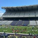 Kids participate at Boys Girls Clubs of King County and UnitedHealthcare Community Plan of Washingtons Summer Field Day on July 25 at University of Washingtons Husky Stadium. Photo courtesy of UnitedHealthcare Community Plan of Washington
